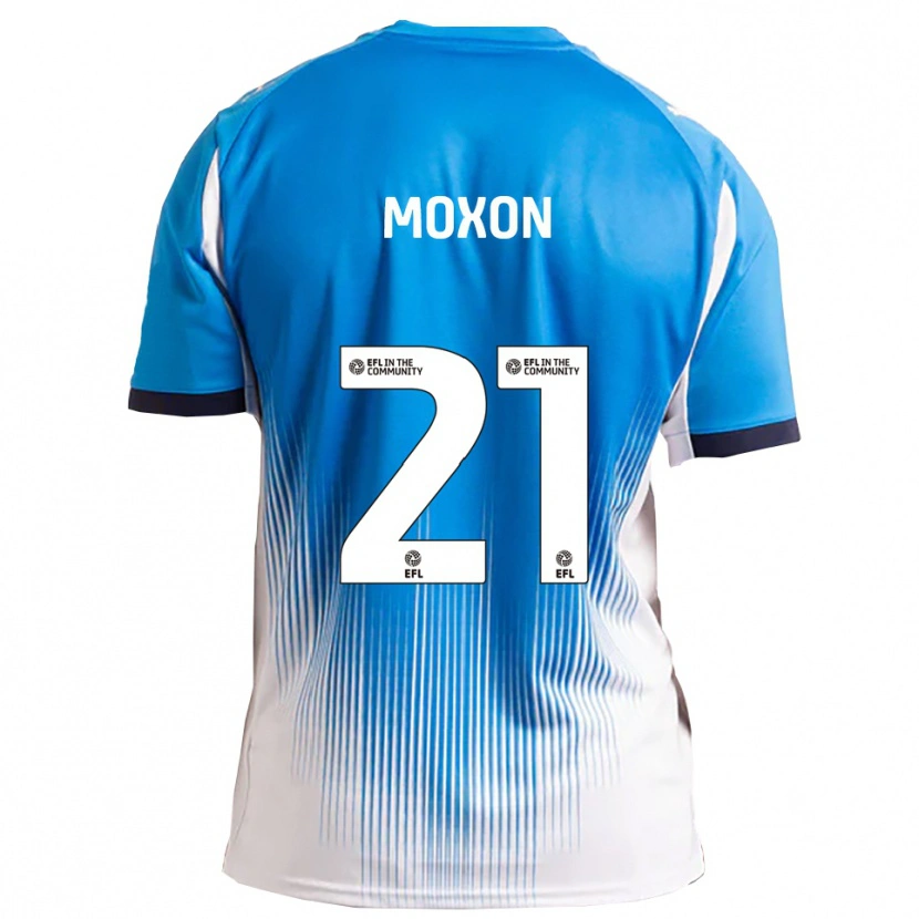 Danxen Heren Owen Moxon #21 Blauw Wit Thuisshirt Thuistenue 2025/26 T-Shirt