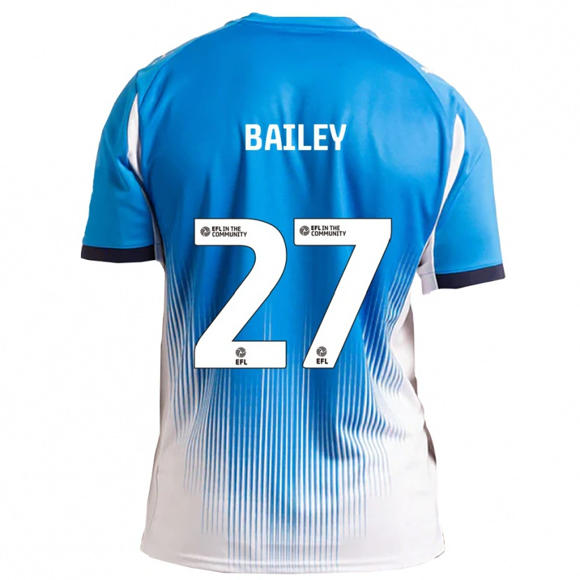 Danxen Heren Odin Bailey #27 Blauw Wit Thuisshirt Thuistenue 2025/26 T-Shirt