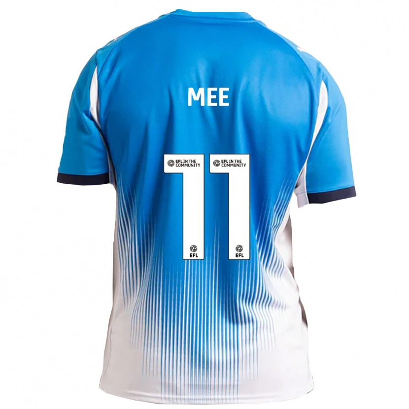 Danxen Heren Ashton Mee #11 Blauw Wit Thuisshirt Thuistenue 2025/26 T-Shirt