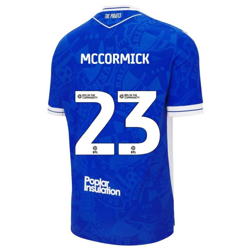 Danxen Heren Luke Mccormick #23 Blauw Wit Thuisshirt Thuistenue 2025/26 T-Shirt