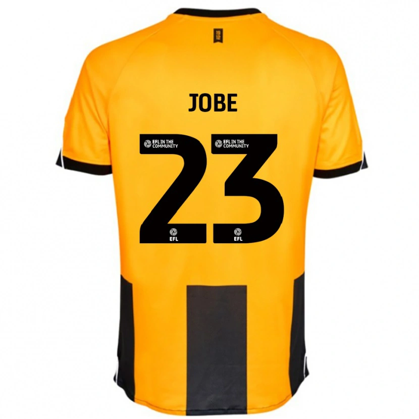 Danxen Heren Mamadou Jobe #23 Oranje Zwart Thuisshirt Thuistenue 2025/26 T-Shirt