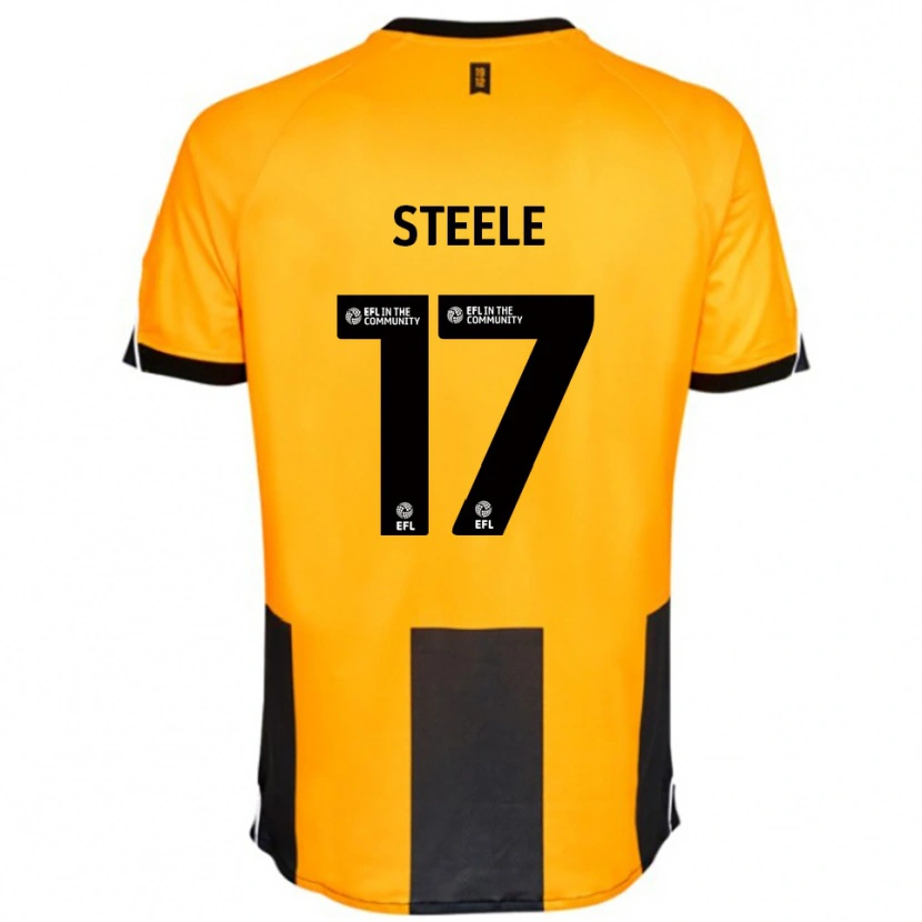 Danxen Heren Fran Steele #17 Oranje Zwart Thuisshirt Thuistenue 2025/26 T-Shirt