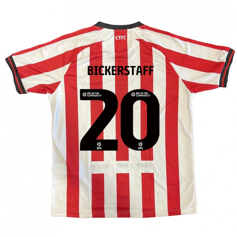 Danxen Heren Jake Bickerstaff #20 Rood Wit Zwart Thuisshirt Thuistenue 2025/26 T-Shirt