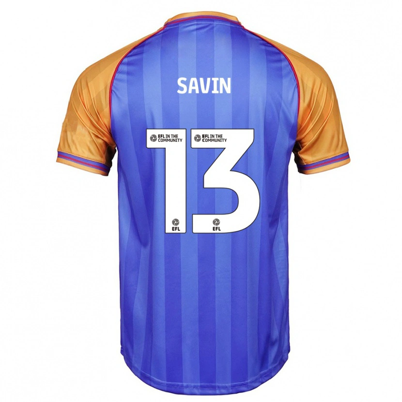 Danxen Heren Toby Savin #13 Blauw Oranje Thuisshirt Thuistenue 2025/26 T-Shirt