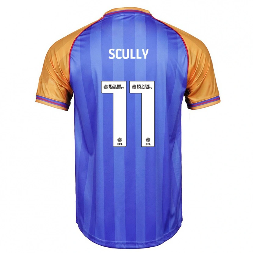 Danxen Heren Anthony Scully #11 Blauw Oranje Thuisshirt Thuistenue 2025/26 T-Shirt