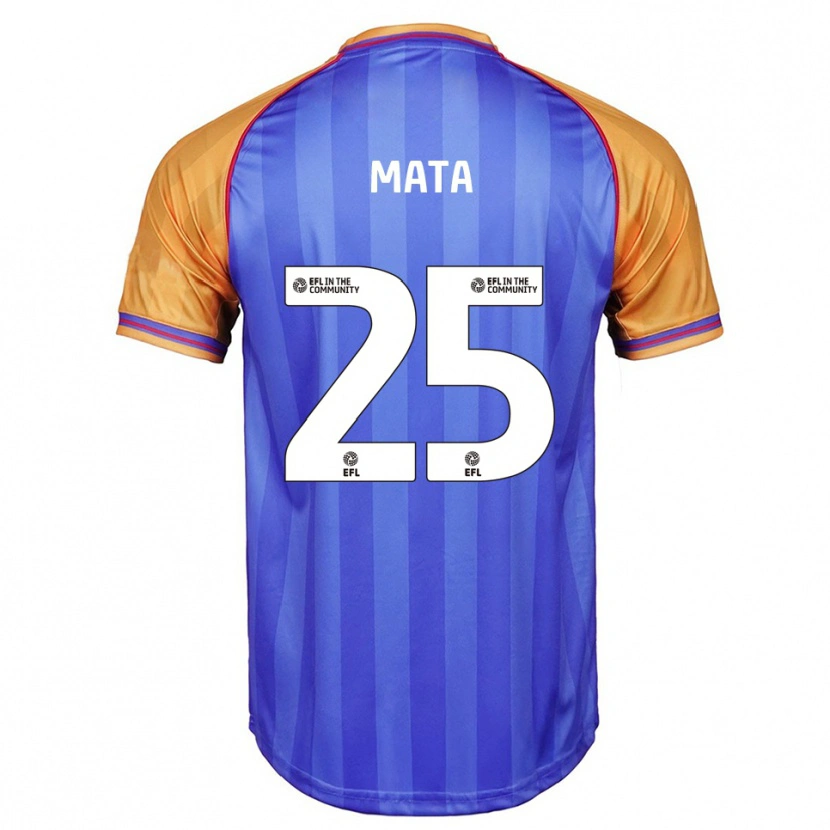 Danxen Heren Max Mata #25 Blauw Oranje Thuisshirt Thuistenue 2025/26 T-Shirt