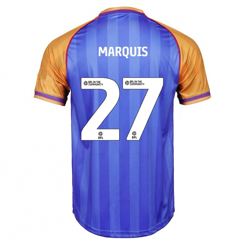 Danxen Heren John Marquis #27 Blauw Oranje Thuisshirt Thuistenue 2025/26 T-Shirt