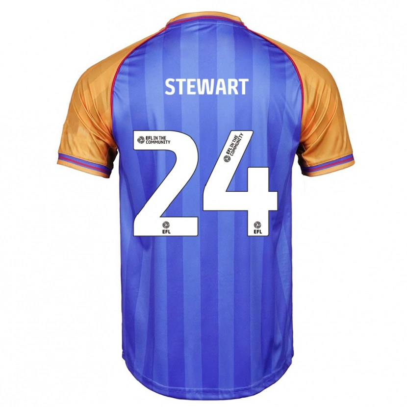 Danxen Heren Callum Stewart #24 Blauw Oranje Thuisshirt Thuistenue 2025/26 T-Shirt