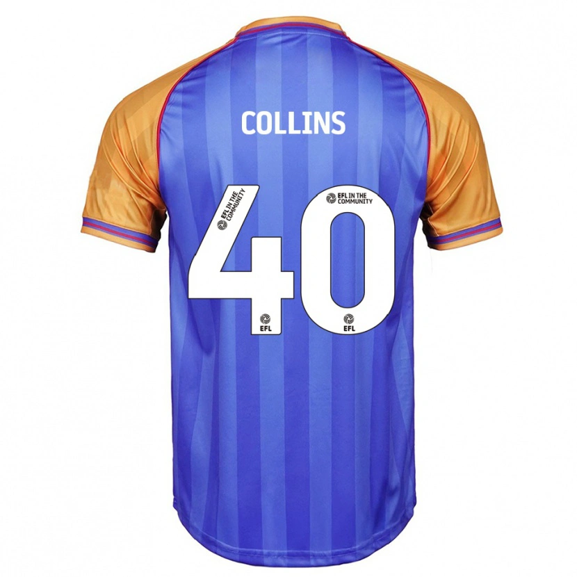 Danxen Heren Jude Collins #40 Blauw Oranje Thuisshirt Thuistenue 2025/26 T-Shirt