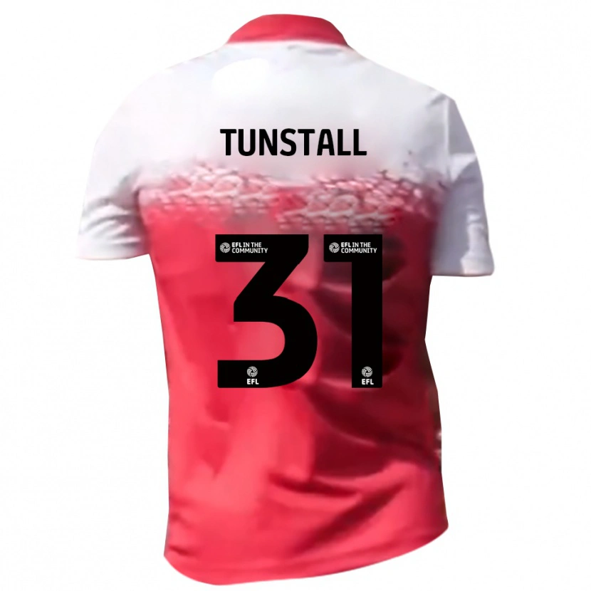 Danxen Heren Finlay Tunstall #31 Rood Wit Thuisshirt Thuistenue 2025/26 T-Shirt