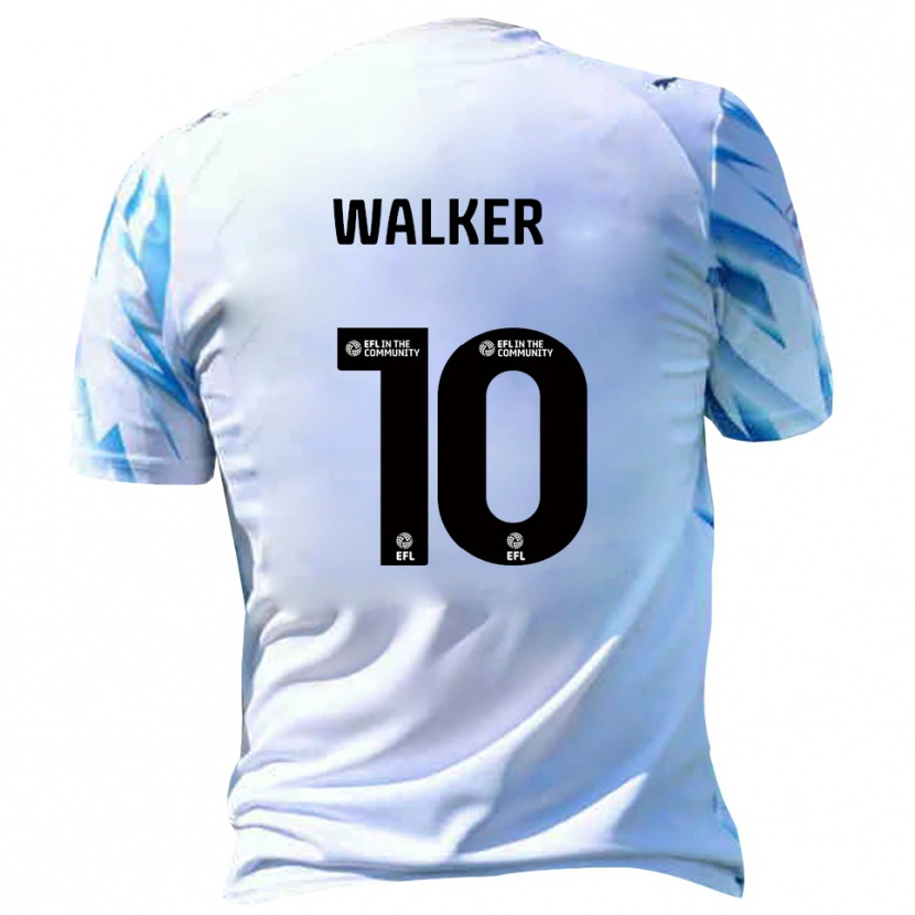 Danxen Heren Tyler Walker #10 Wit Hemelsblauw Thuisshirt Thuistenue 2025/26 T-Shirt