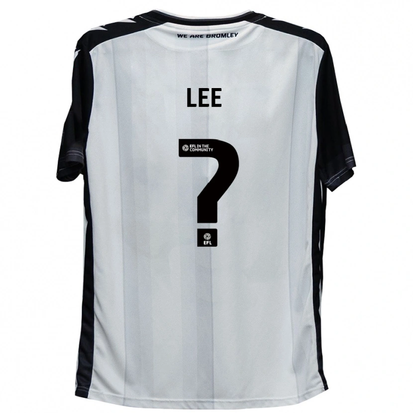 Danxen Heren Charlotte Lee #0 Wit Zwart Thuisshirt Thuistenue 2025/26 T-Shirt