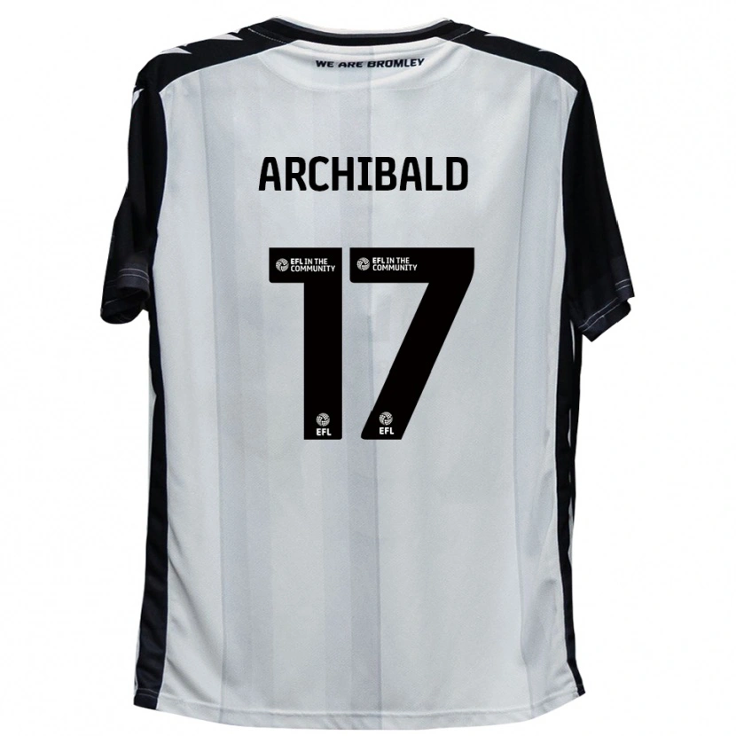 Danxen Heren Sam Archibald #17 Wit Zwart Thuisshirt Thuistenue 2025/26 T-Shirt