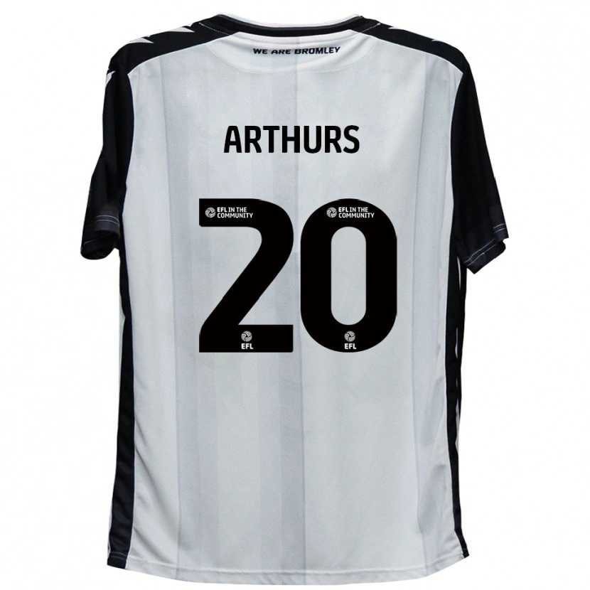 Danxen Heren Jude Arthurs #20 Wit Zwart Thuisshirt Thuistenue 2025/26 T-Shirt
