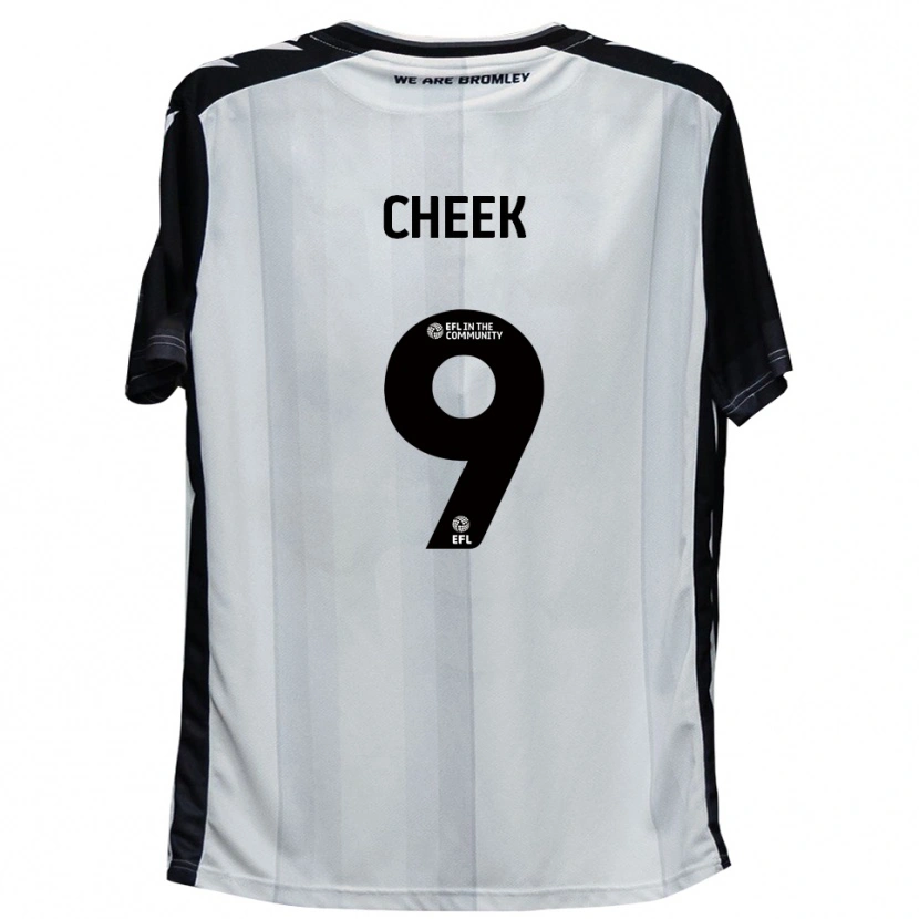 Danxen Heren Michael Cheek #9 Wit Zwart Thuisshirt Thuistenue 2025/26 T-Shirt