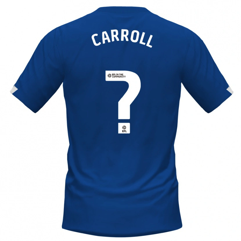 Danxen Heren Rhianne Carroll #0 Blauw Wit Thuisshirt Thuistenue 2025/26 T-Shirt