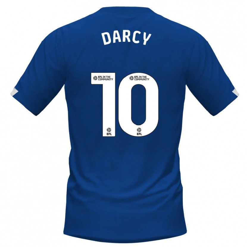 Danxen Heren Ronan Darcy #10 Blauw Wit Thuisshirt Thuistenue 2025/26 T-Shirt