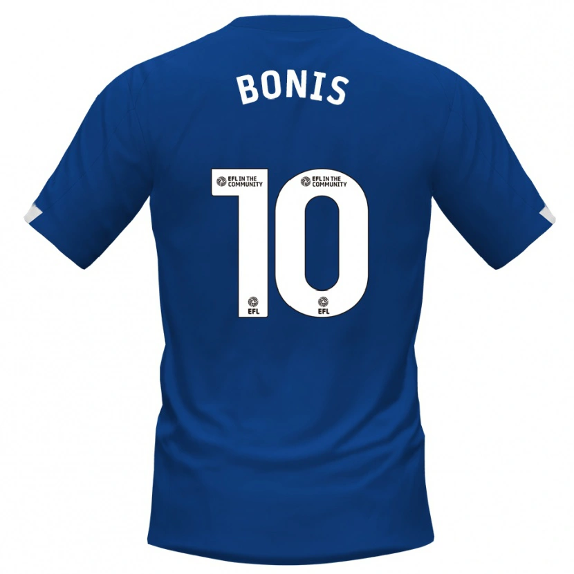 Danxen Heren Lee Bonis #10 Blauw Wit Thuisshirt Thuistenue 2025/26 T-Shirt