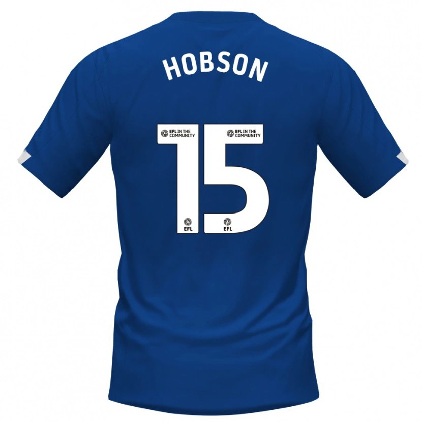 Danxen Heren Bailey Hobson #15 Blauw Wit Thuisshirt Thuistenue 2025/26 T-Shirt