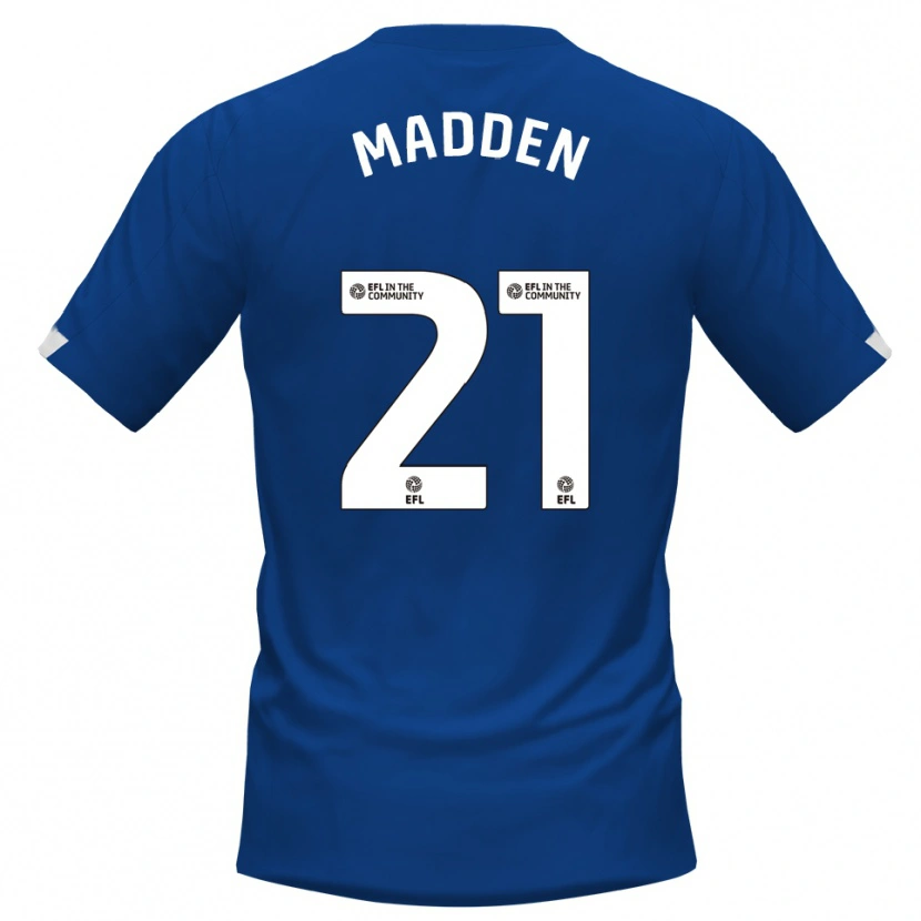 Danxen Heren Paddy Madden #21 Blauw Wit Thuisshirt Thuistenue 2025/26 T-Shirt