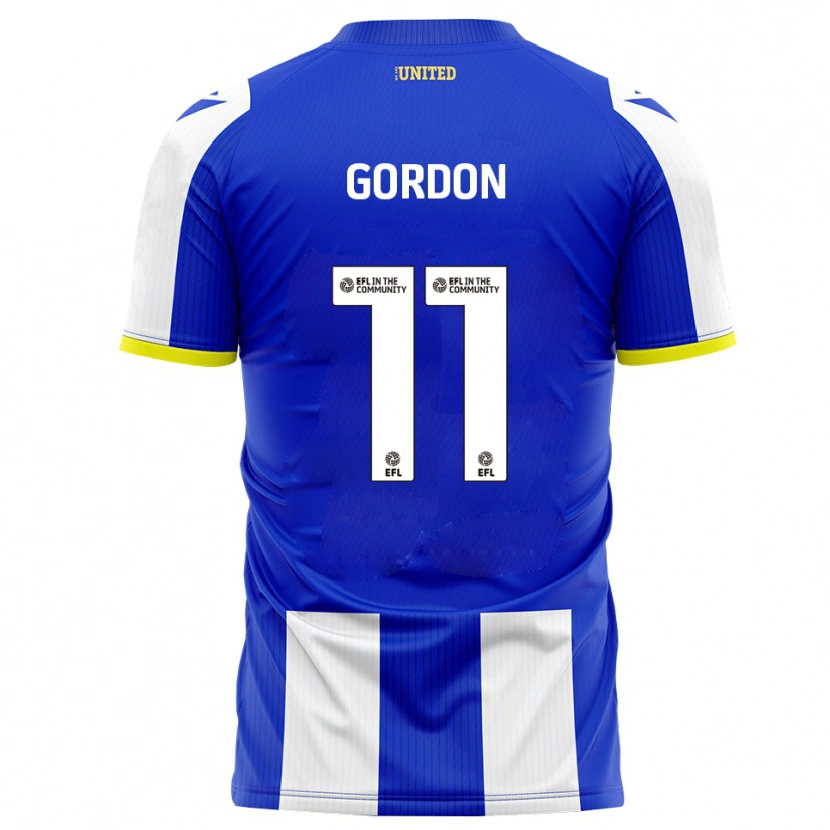 Danxen Heren John-Kymani Gordon #11 Blauw Wit Thuisshirt Thuistenue 2025/26 T-Shirt