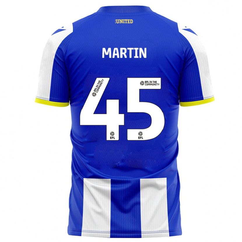Danxen Heren Kai Martin #45 Blauw Wit Thuisshirt Thuistenue 2025/26 T-Shirt
