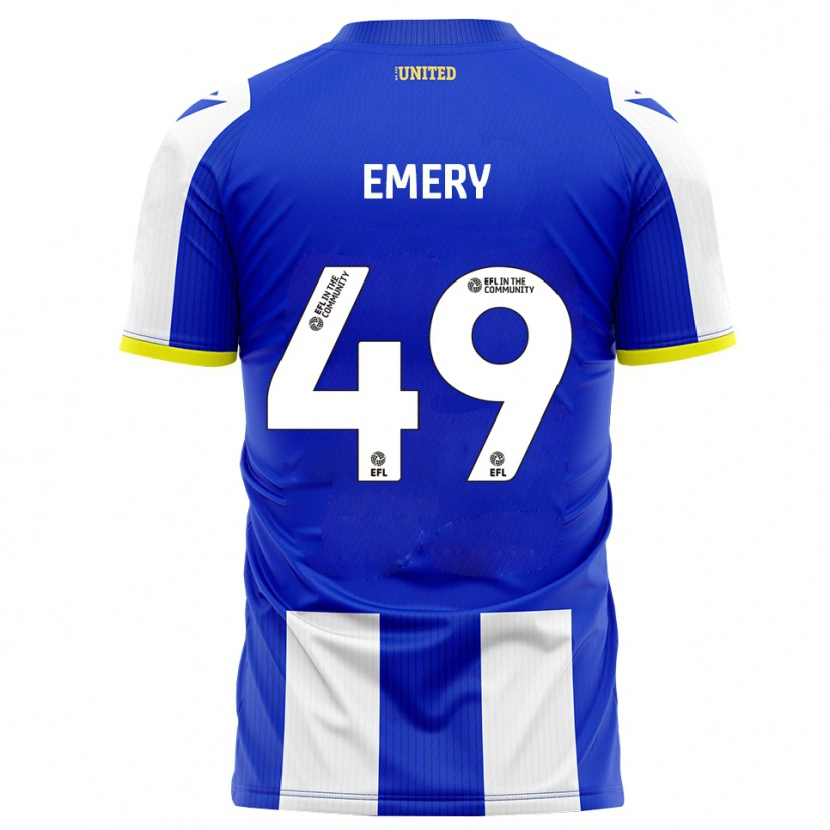 Danxen Heren Lennox Emery #49 Blauw Wit Thuisshirt Thuistenue 2025/26 T-Shirt