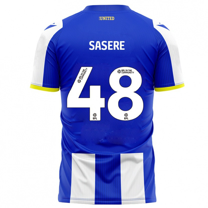 Danxen Heren James Sasere #48 Blauw Wit Thuisshirt Thuistenue 2025/26 T-Shirt