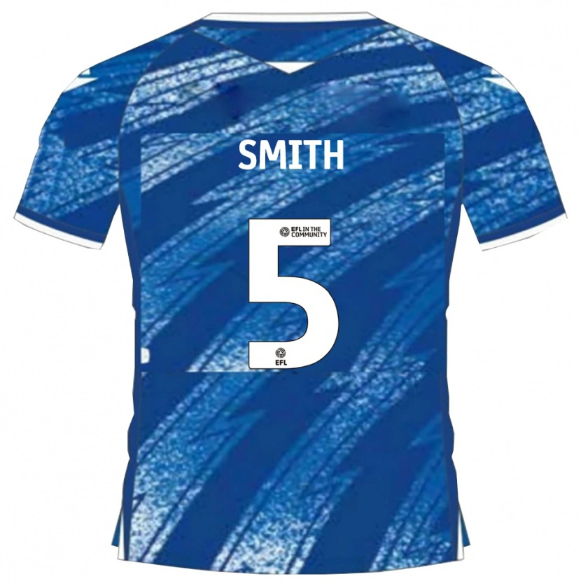 Danxen Heren Andy Smith #5 Blauw Wit Thuisshirt Thuistenue 2025/26 T-Shirt