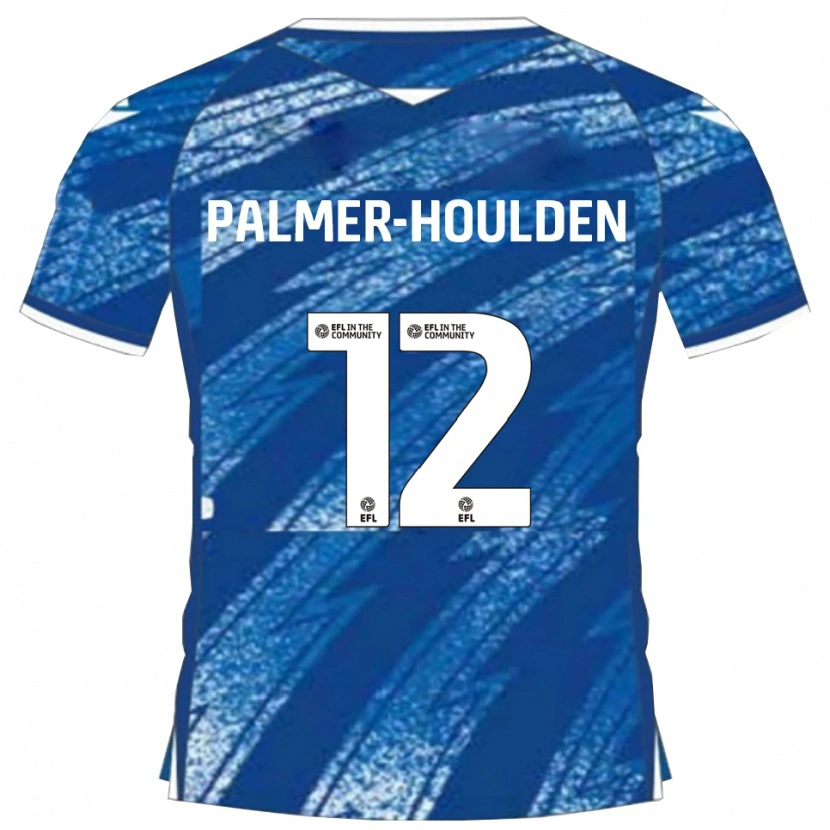 Danxen Heren Seb Palmer-Houlden #12 Blauw Wit Thuisshirt Thuistenue 2025/26 T-Shirt