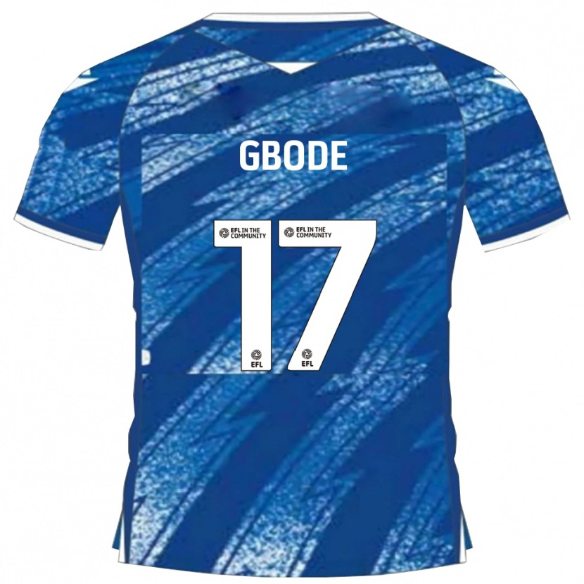 Danxen Heren Joseph Gbode #17 Blauw Wit Thuisshirt Thuistenue 2025/26 T-Shirt