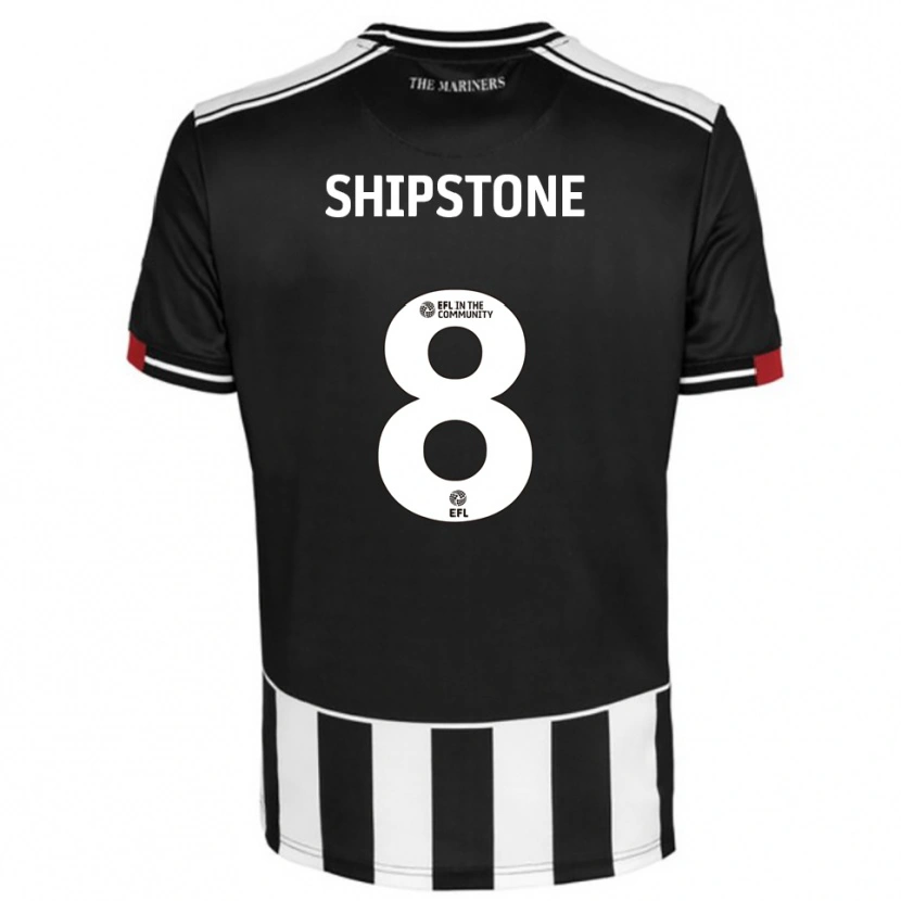 Danxen Heren Harry Shipstone #8 Zwart Wit Rood Thuisshirt Thuistenue 2025/26 T-Shirt