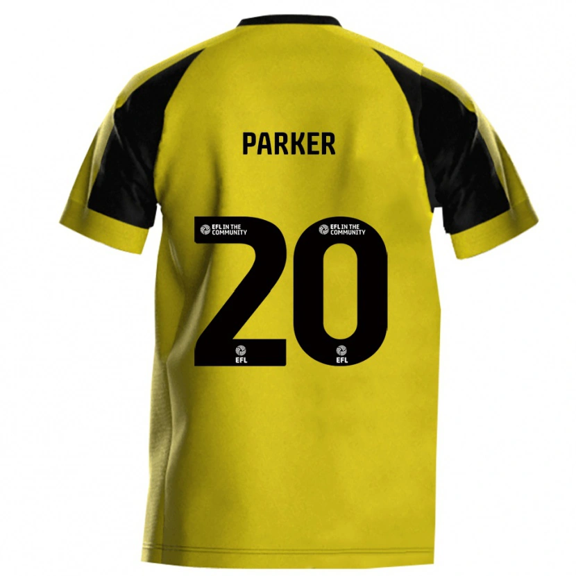 Danxen Heren Charley Parker #20 Geel Grijs Thuisshirt Thuistenue 2025/26 T-Shirt