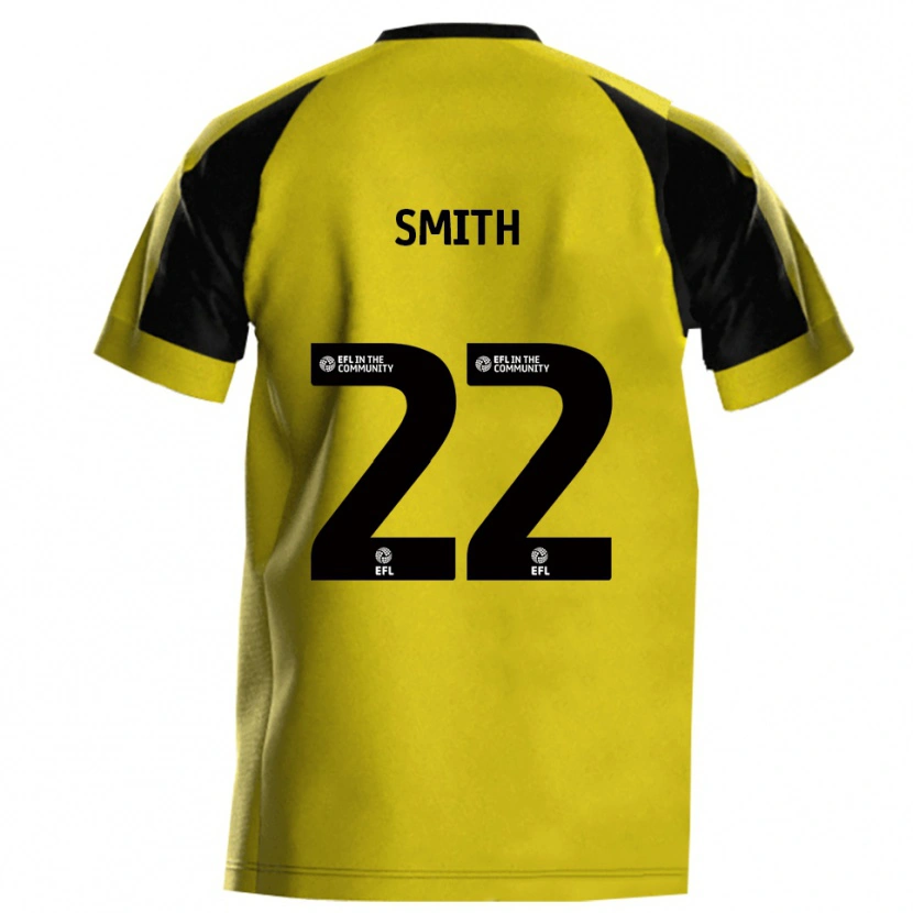 Danxen Heren Reece Smith #22 Geel Grijs Thuisshirt Thuistenue 2025/26 T-Shirt