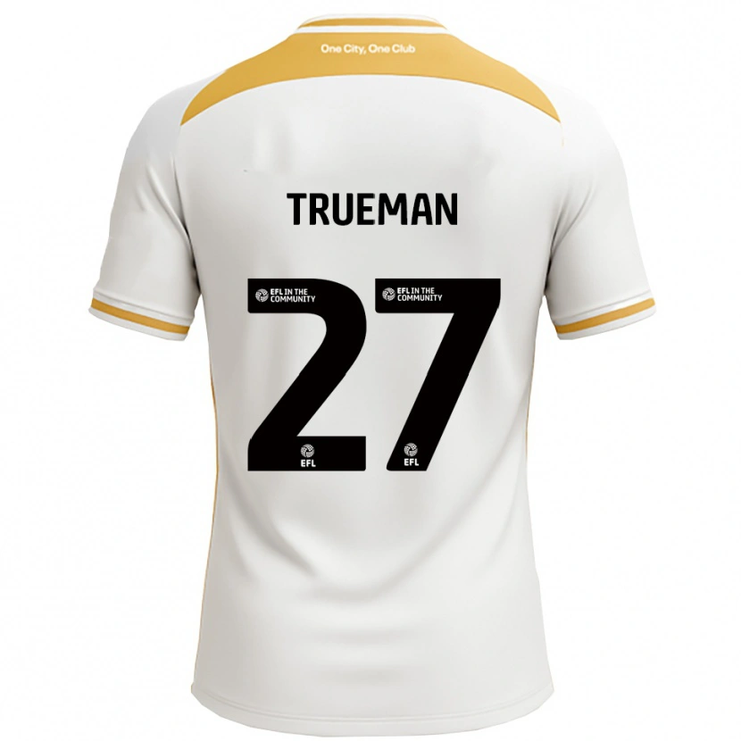 Danxen Heren Connal Trueman #27 Wit Goud Thuisshirt Thuistenue 2025/26 T-Shirt