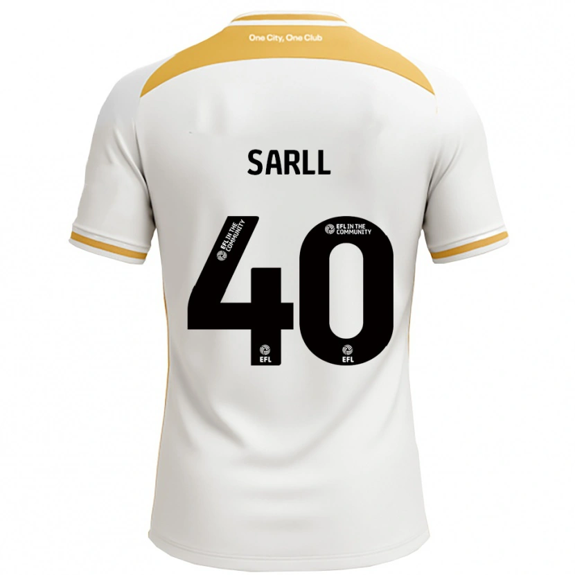 Danxen Heren Amelie Sarll #40 Wit Goud Thuisshirt Thuistenue 2025/26 T-Shirt
