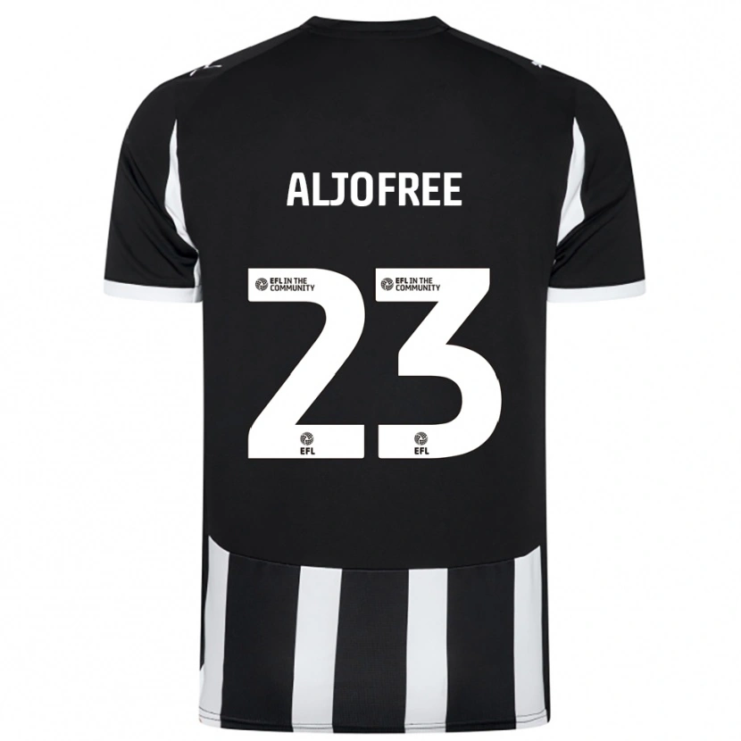 Danxen Heren Sonny Aljofree #23 Zwart Wit Thuisshirt Thuistenue 2025/26 T-Shirt