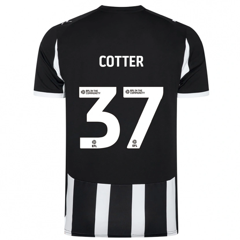 Danxen Heren Barry Cotter #37 Zwart Wit Thuisshirt Thuistenue 2025/26 T-Shirt