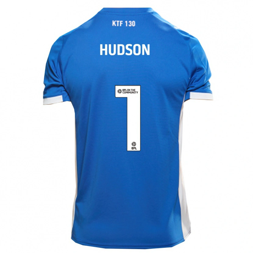 Danxen Heren Mathew Hudson #1 Blauw Wit Thuisshirt Thuistenue 2025/26 T-Shirt