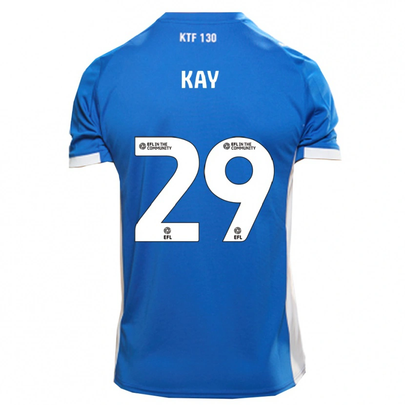 Danxen Heren Josh Kay #29 Blauw Wit Thuisshirt Thuistenue 2025/26 T-Shirt