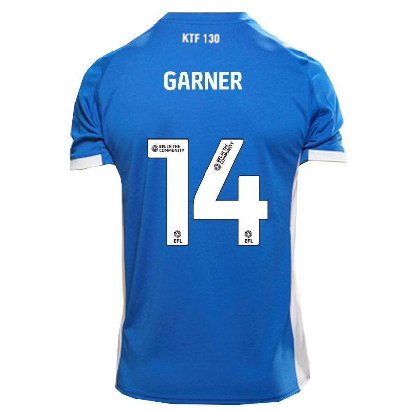 Danxen Heren Joe Garner #14 Blauw Wit Thuisshirt Thuistenue 2025/26 T-Shirt