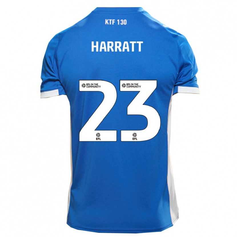 Danxen Heren Kian Harratt #23 Blauw Wit Thuisshirt Thuistenue 2025/26 T-Shirt