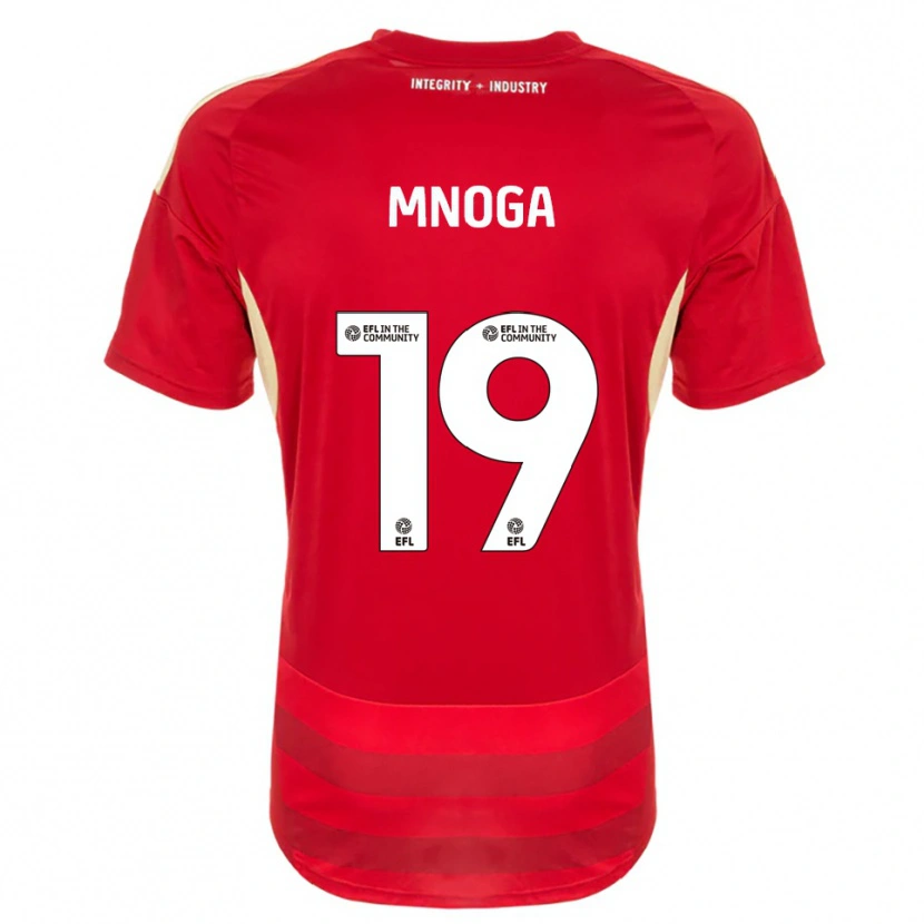 Danxen Heren Haji Mnoga #19 Rood Wit Thuisshirt Thuistenue 2025/26 T-Shirt
