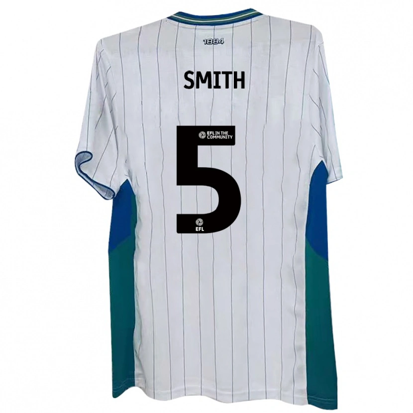 Danxen Heren Nathan Smith #5 Wit Groen Blauw Thuisshirt Thuistenue 2025/26 T-Shirt