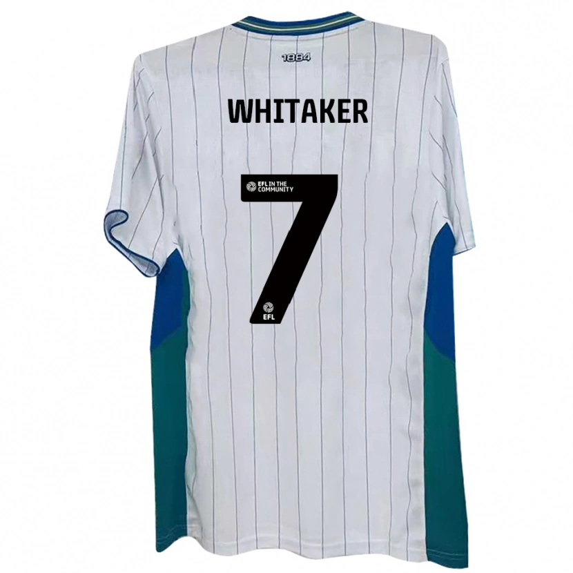 Danxen Heren Charlie Whitaker #7 Wit Groen Blauw Thuisshirt Thuistenue 2025/26 T-Shirt