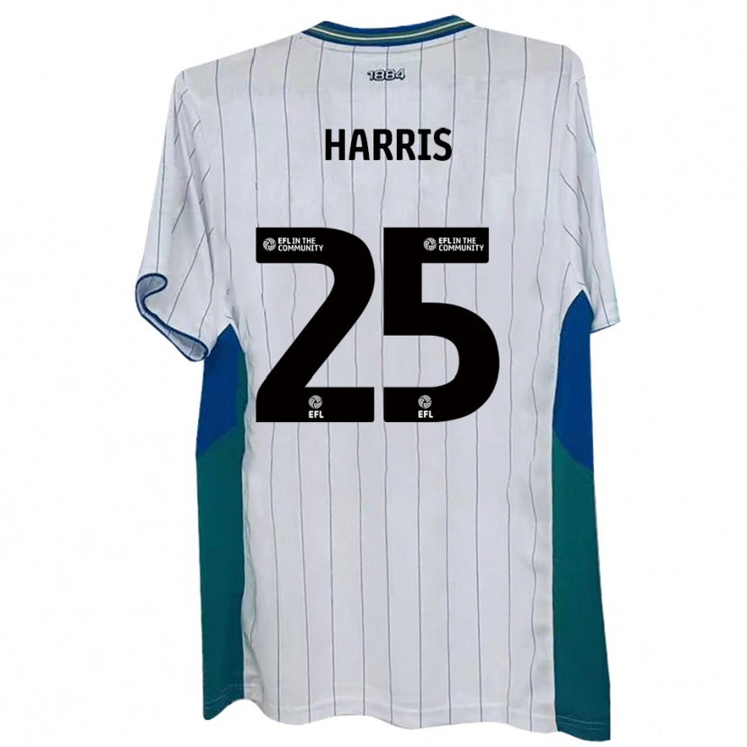 Danxen Heren Taylan Harris #25 Wit Groen Blauw Thuisshirt Thuistenue 2025/26 T-Shirt