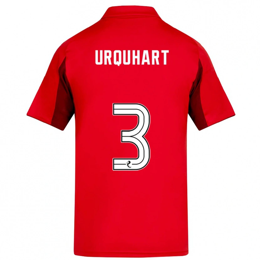 Danxen Heren Millie Urquhart #3 Rood Bordeauxrood Thuisshirt Thuistenue 2025/26 T-Shirt