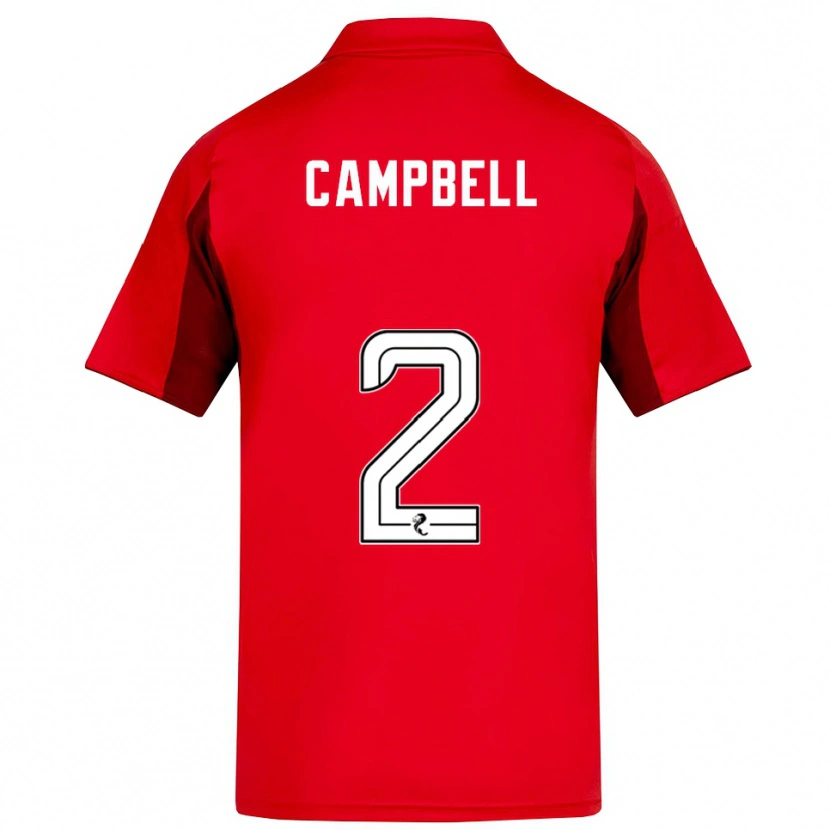 Danxen Heren Loren Campbell #2 Rood Bordeauxrood Thuisshirt Thuistenue 2025/26 T-Shirt