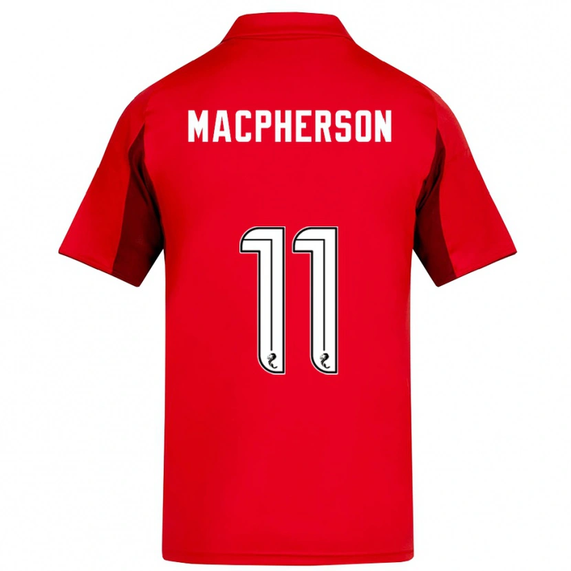 Danxen Heren Keira Macpherson #11 Rood Bordeauxrood Thuisshirt Thuistenue 2025/26 T-Shirt