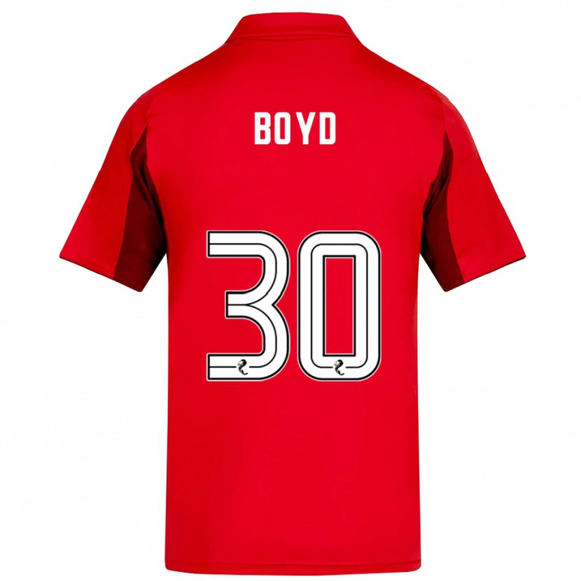 Danxen Heren Fletcher Boyd #30 Rood Bordeauxrood Thuisshirt Thuistenue 2025/26 T-Shirt